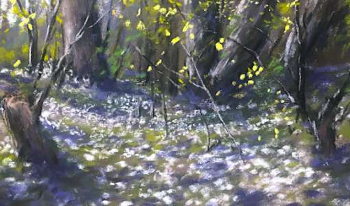 After Work: Frühlingslandschaft in Pastell