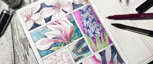 Floral Sketching! — Einführung in die botanische Skizze